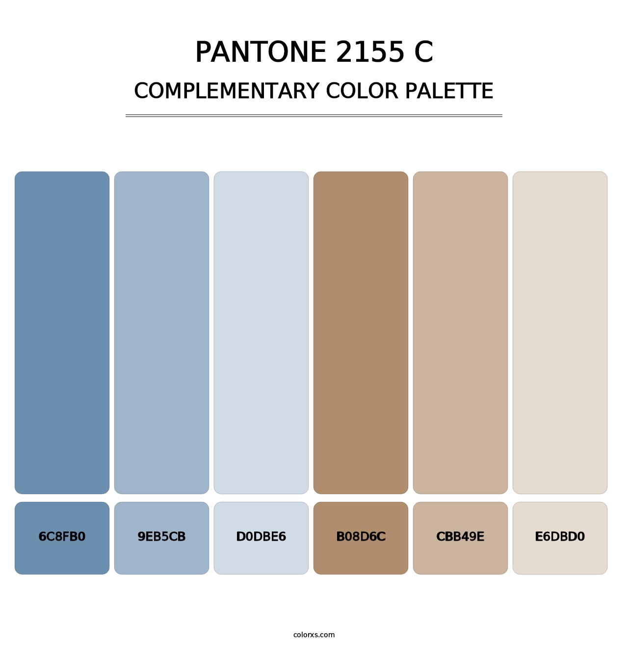 PANTONE 2155 C - Complementary Color Palette
