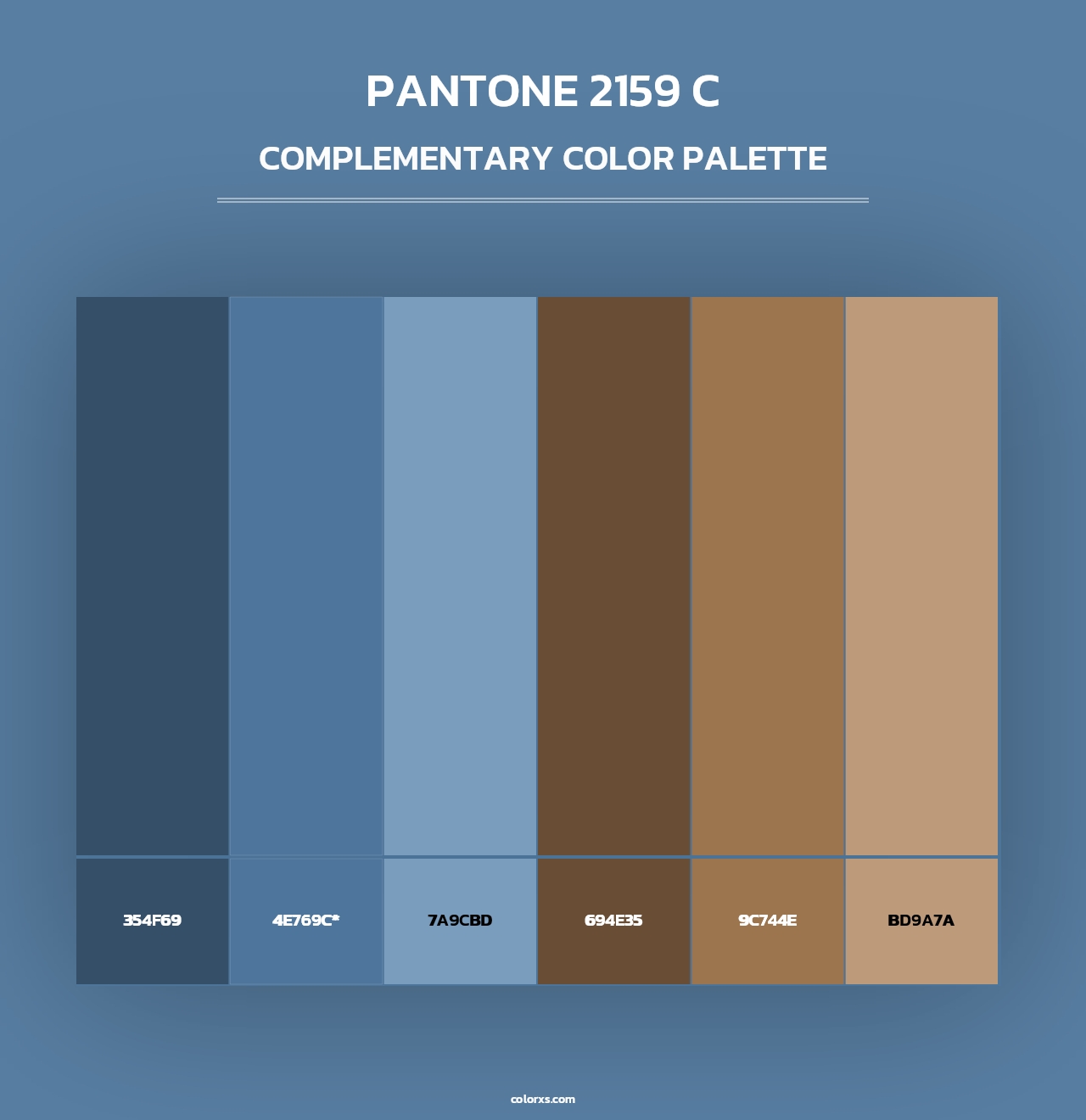 PANTONE 2159 C - Complementary Color Palette