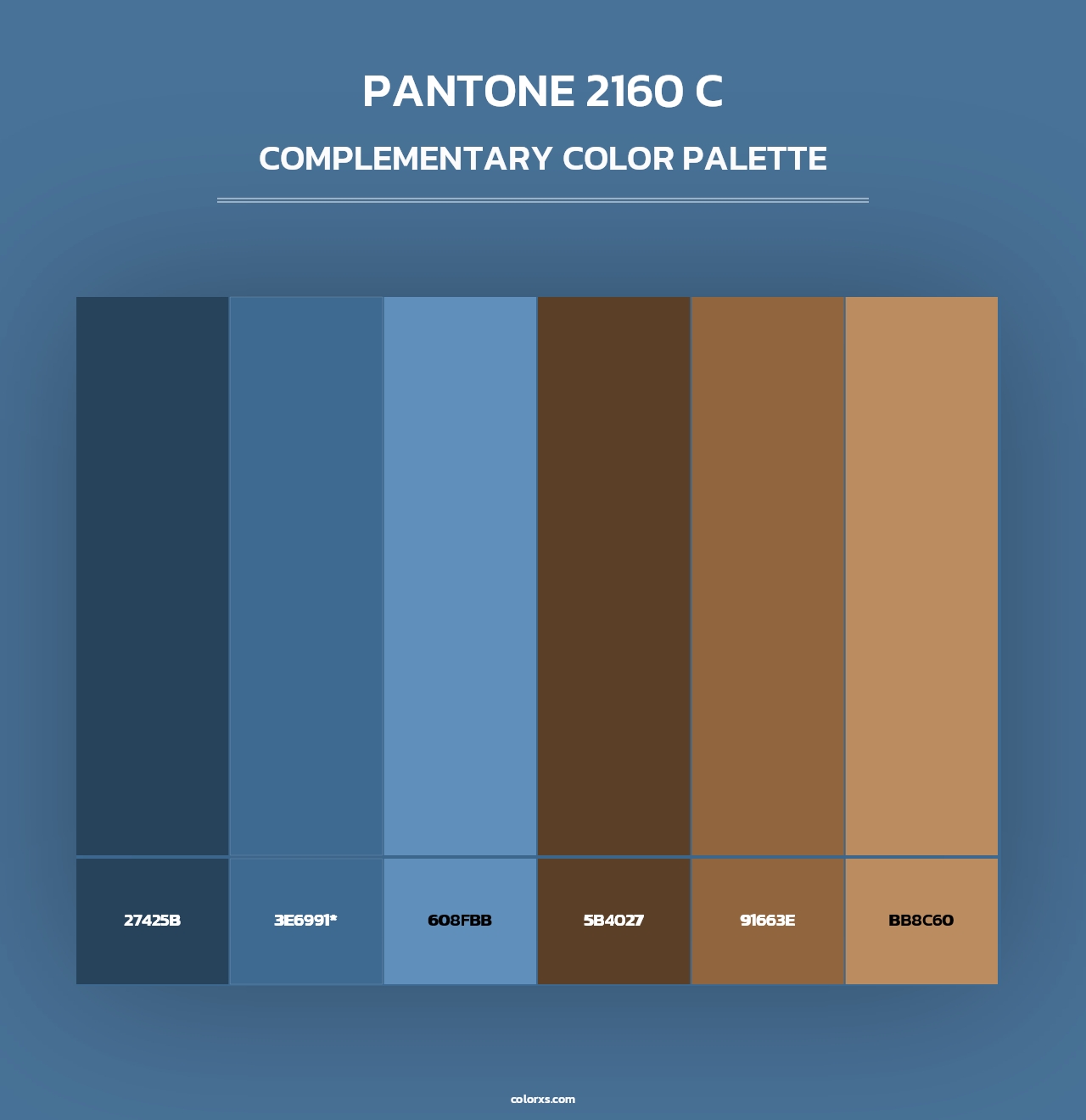 PANTONE 2160 C - Complementary Color Palette