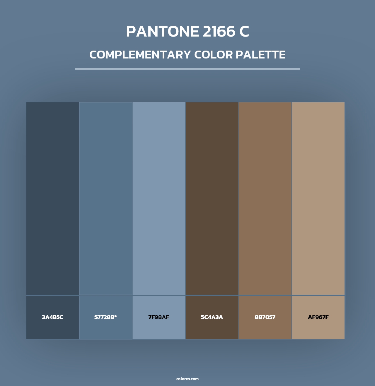 PANTONE 2166 C - Complementary Color Palette
