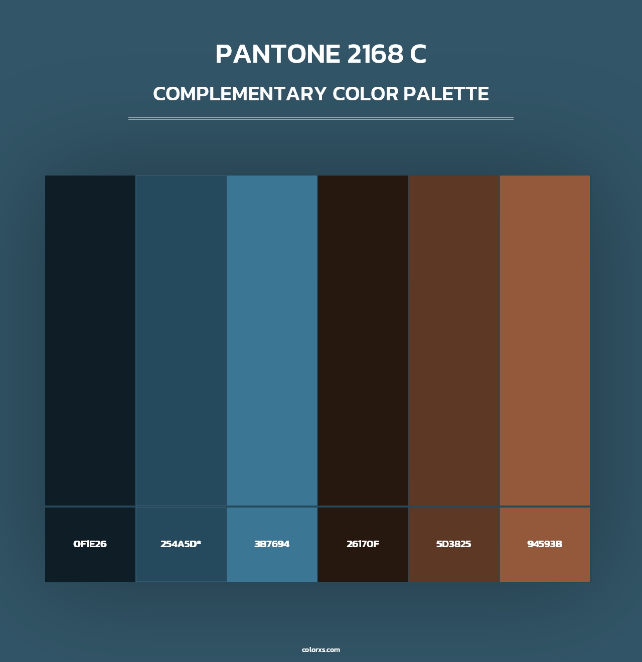 PANTONE 2168 C - Complementary Color Palette