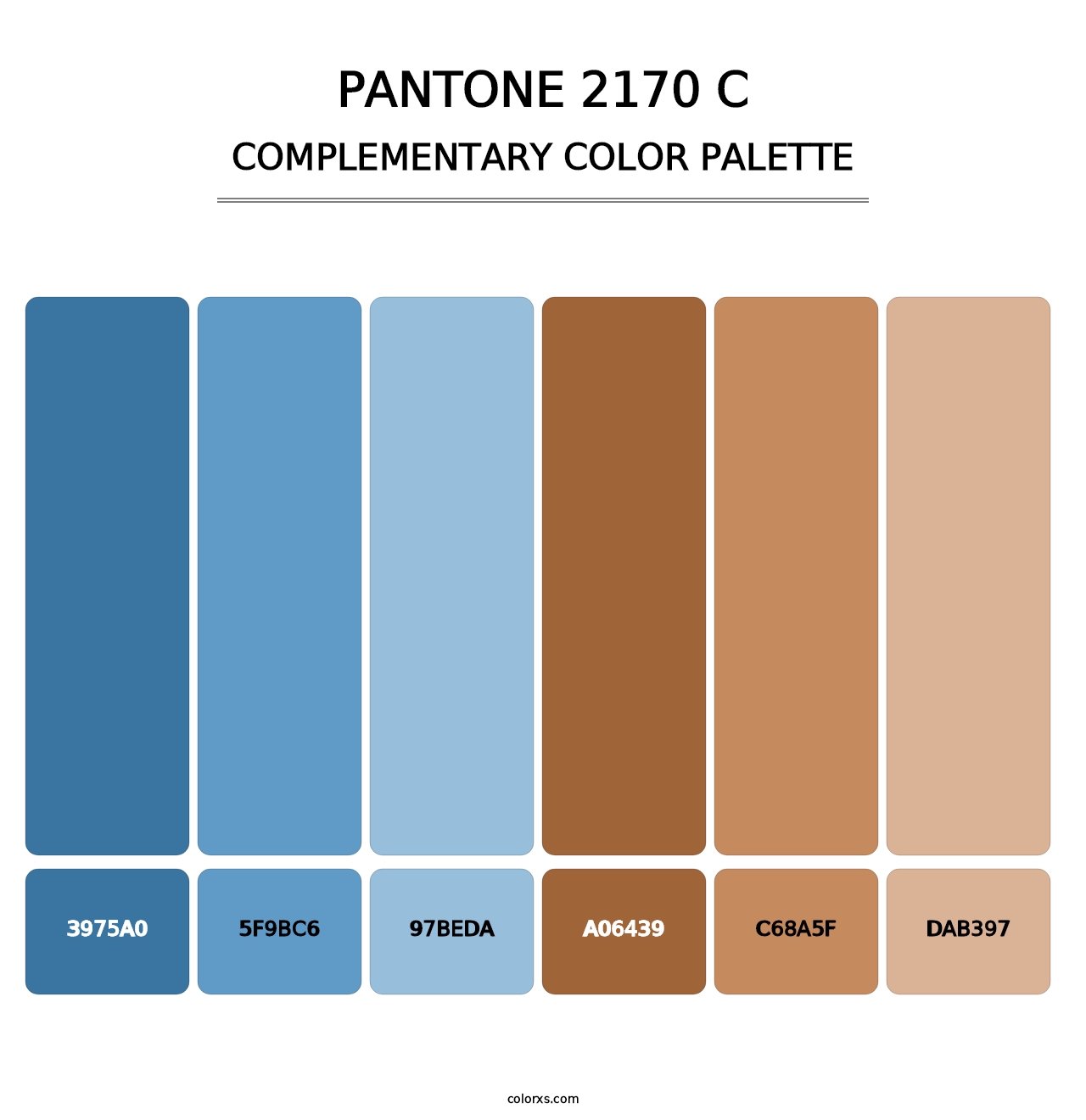 PANTONE 2170 C - Complementary Color Palette