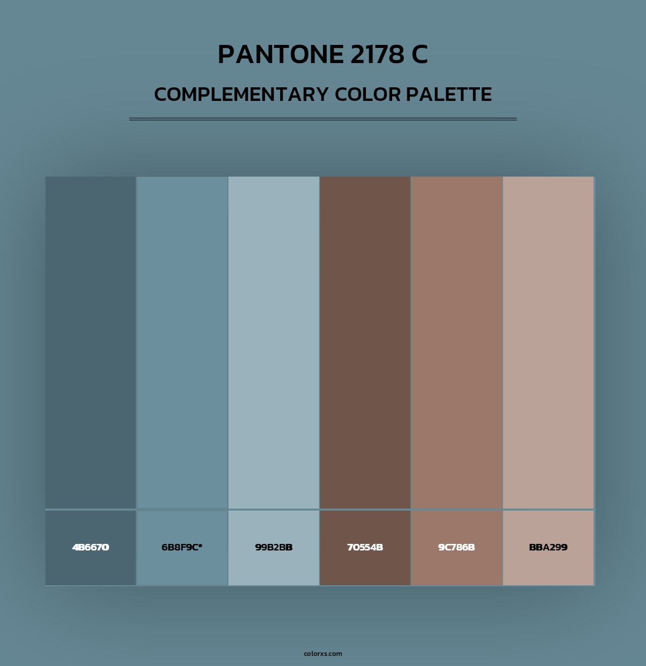 PANTONE 2178 C - Complementary Color Palette