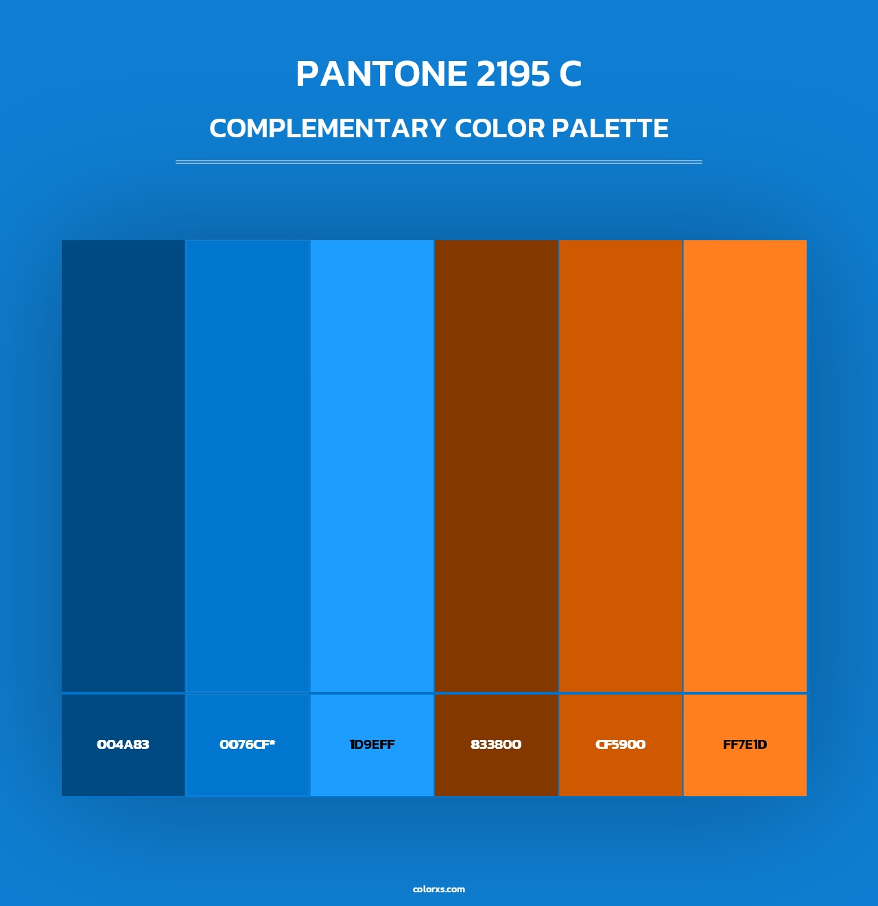 PANTONE 2195 C - Complementary Color Palette