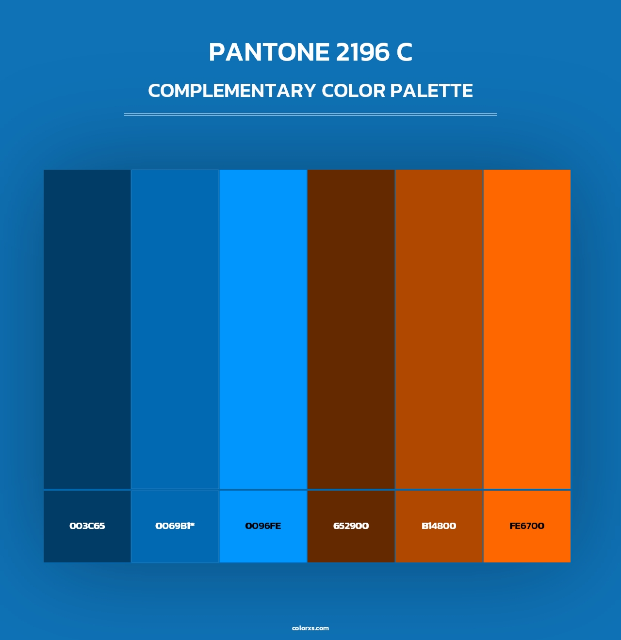 PANTONE 2196 C - Complementary Color Palette