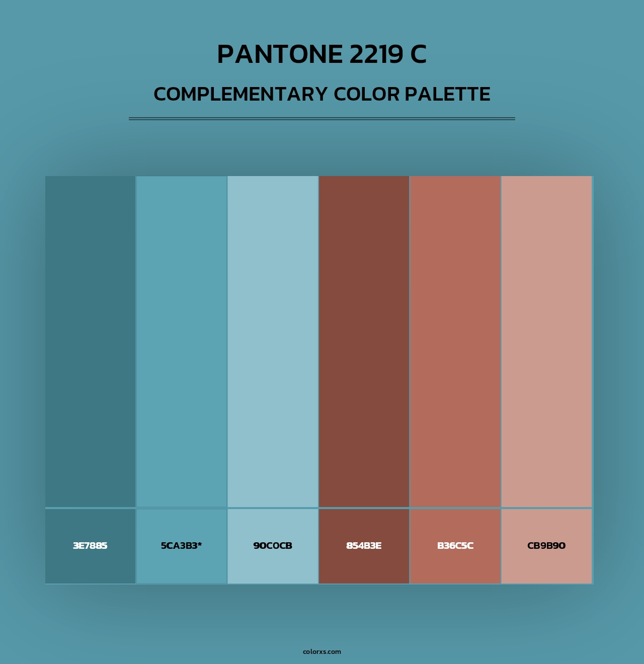 PANTONE 2219 C - Complementary Color Palette