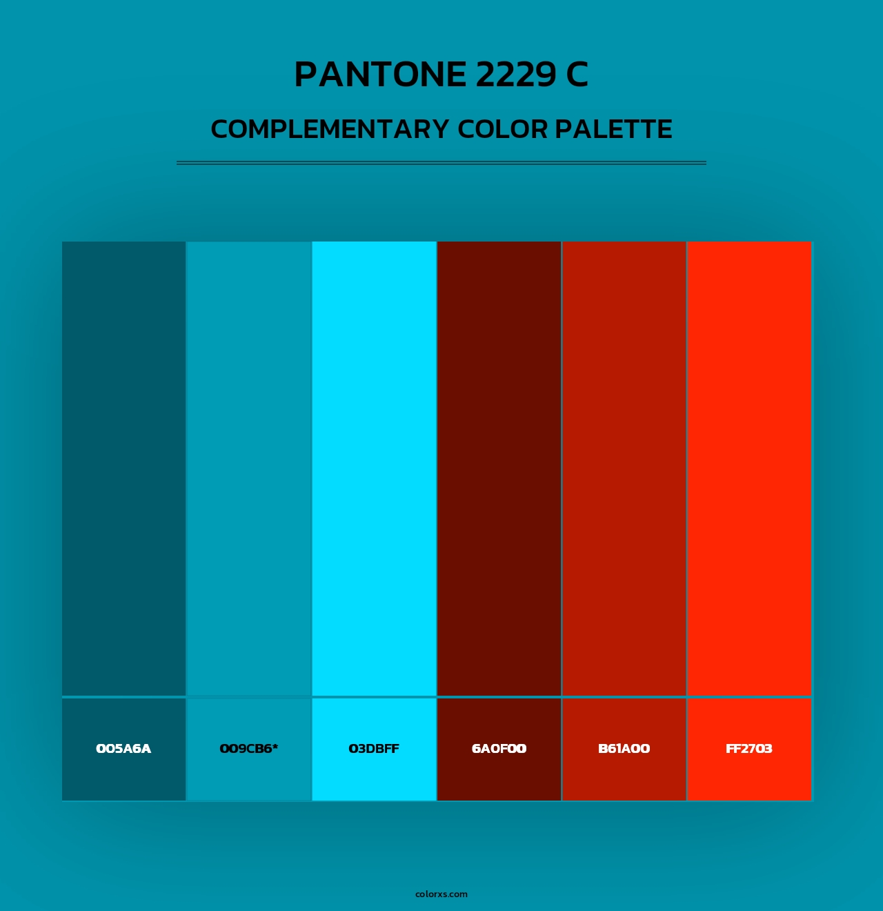 PANTONE 2229 C - Complementary Color Palette
