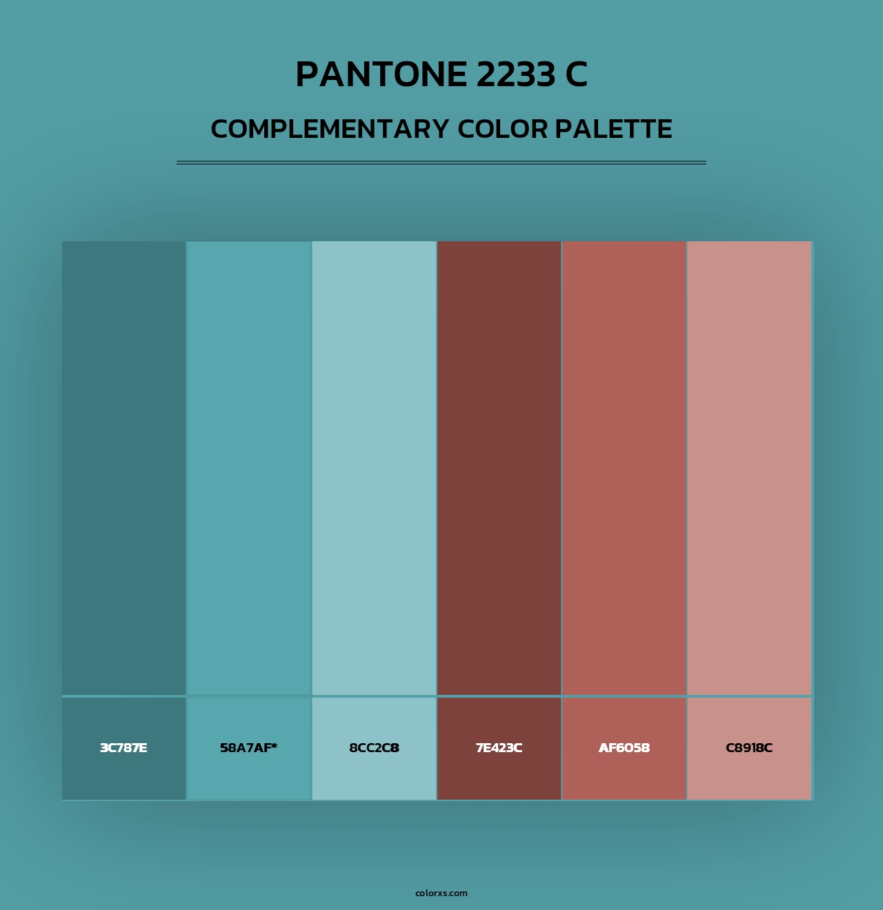 PANTONE 2233 C - Complementary Color Palette