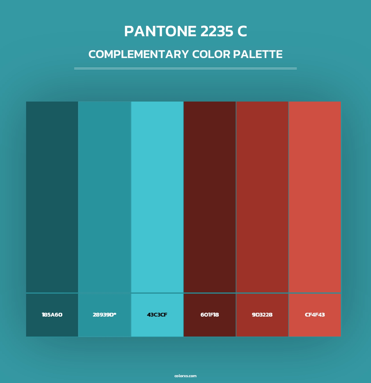 PANTONE 2235 C - Complementary Color Palette