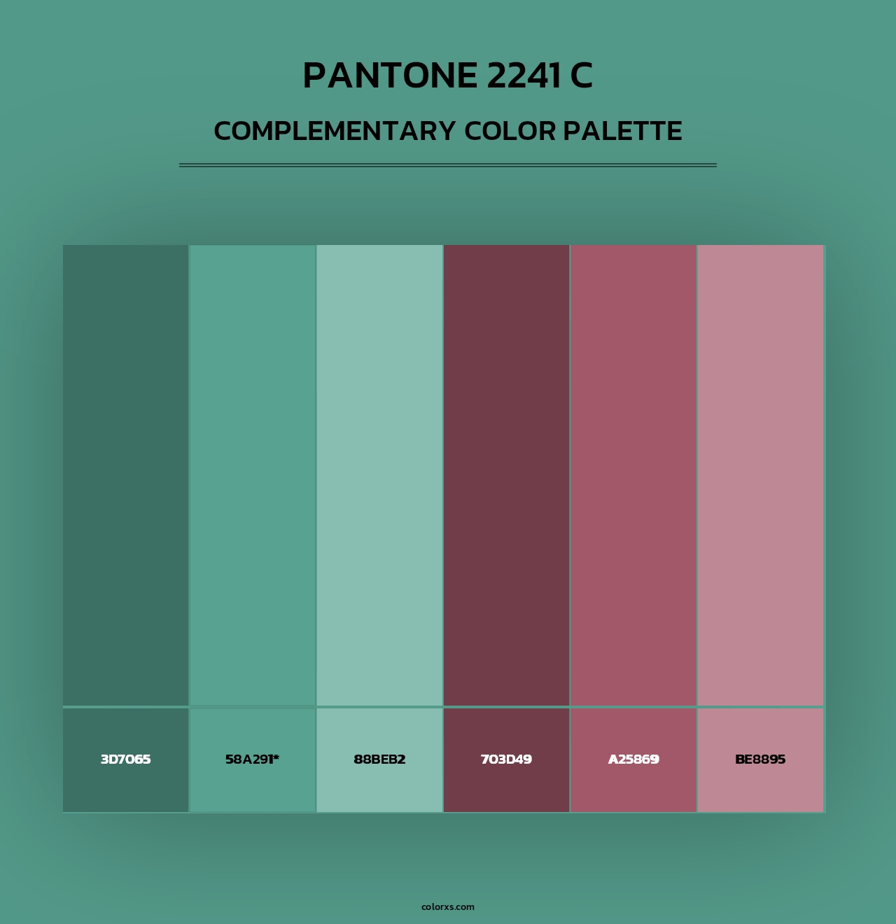 PANTONE 2241 C - Complementary Color Palette