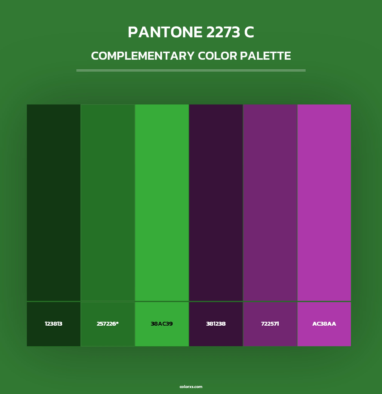 PANTONE 2273 C - Complementary Color Palette