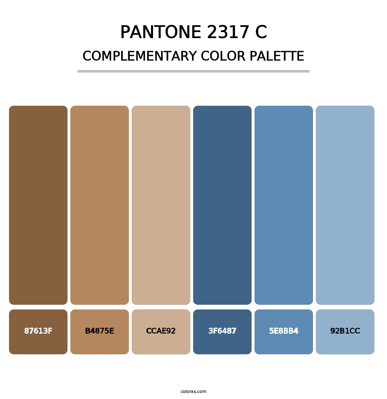 PANTONE 2317 C - Complementary Color Palette