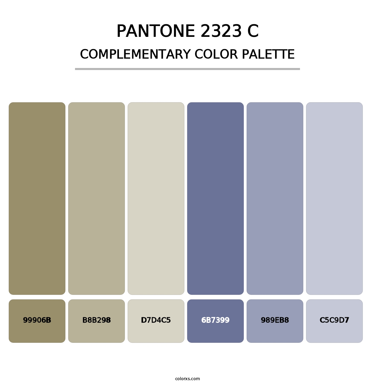 PANTONE 2323 C - Complementary Color Palette