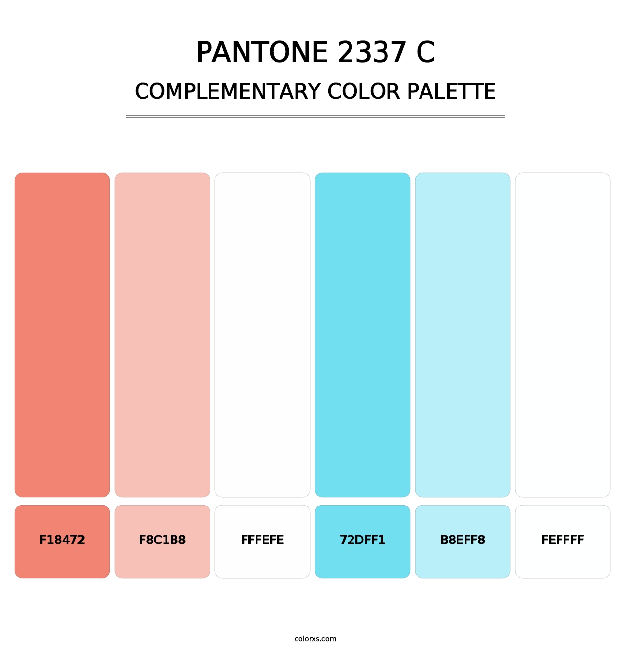 PANTONE 2337 C - Complementary Color Palette