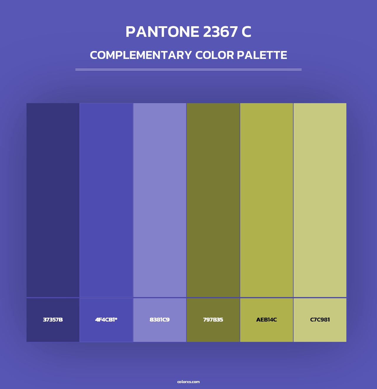 PANTONE 2367 C - Complementary Color Palette