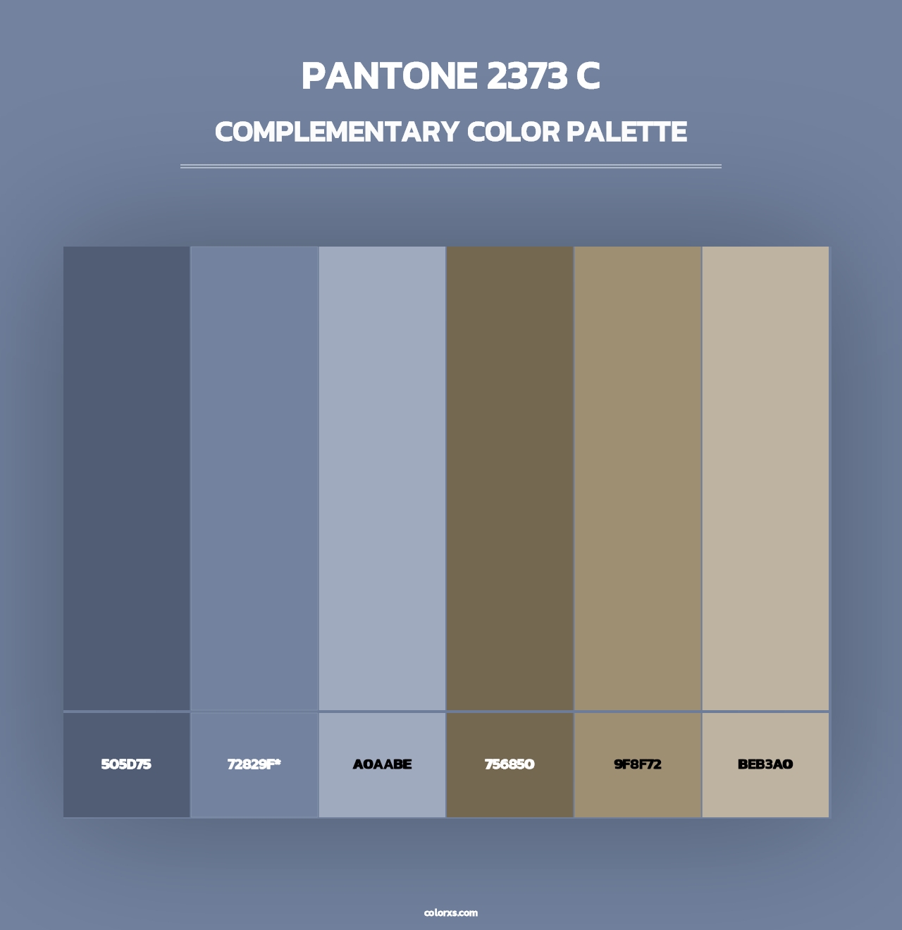 PANTONE 2373 C - Complementary Color Palette