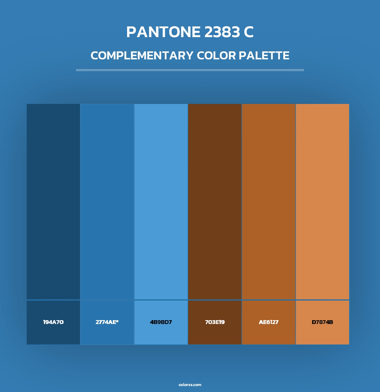 PANTONE 2383 C - Complementary Color Palette
