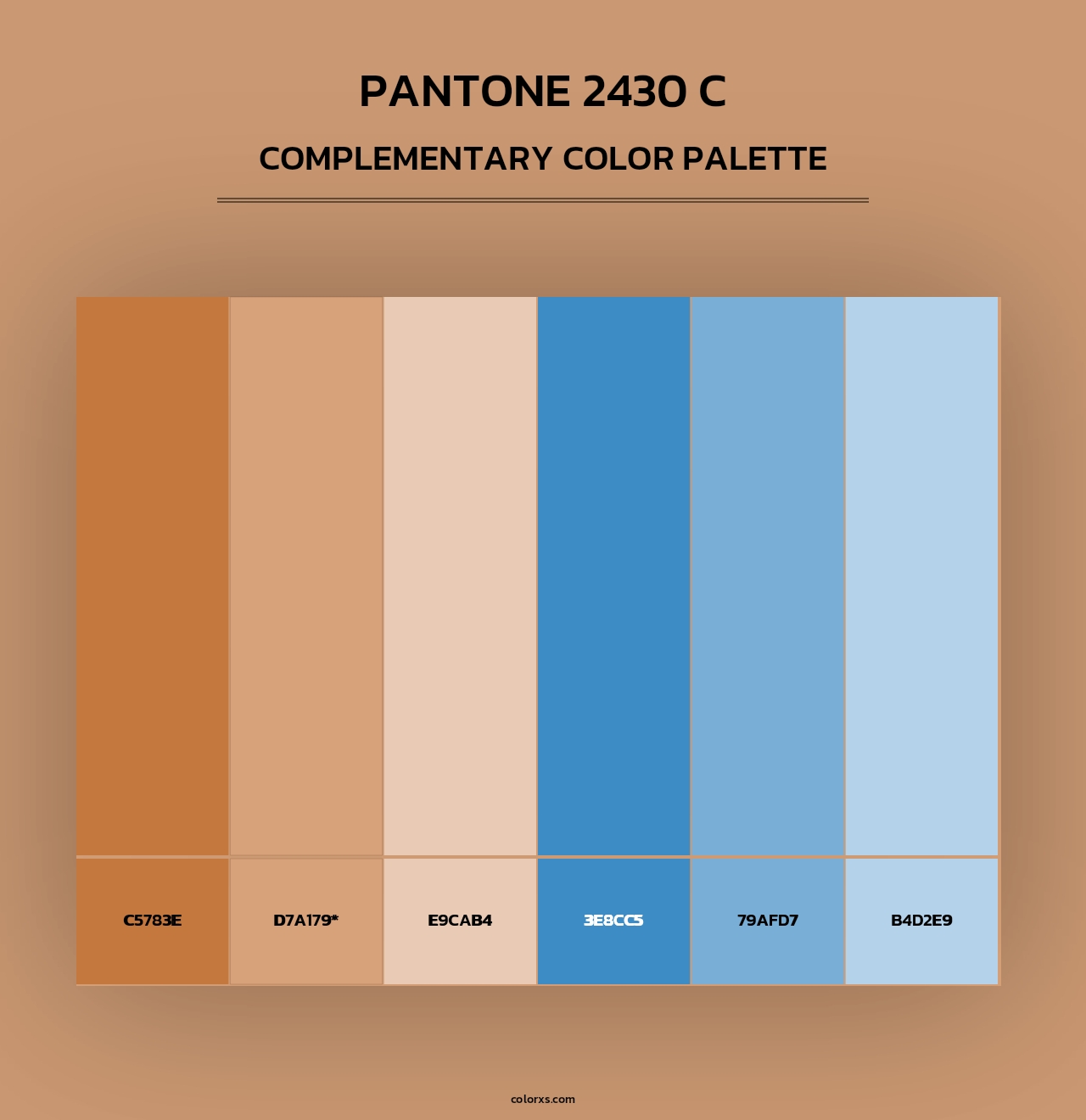 PANTONE 2430 C - Complementary Color Palette