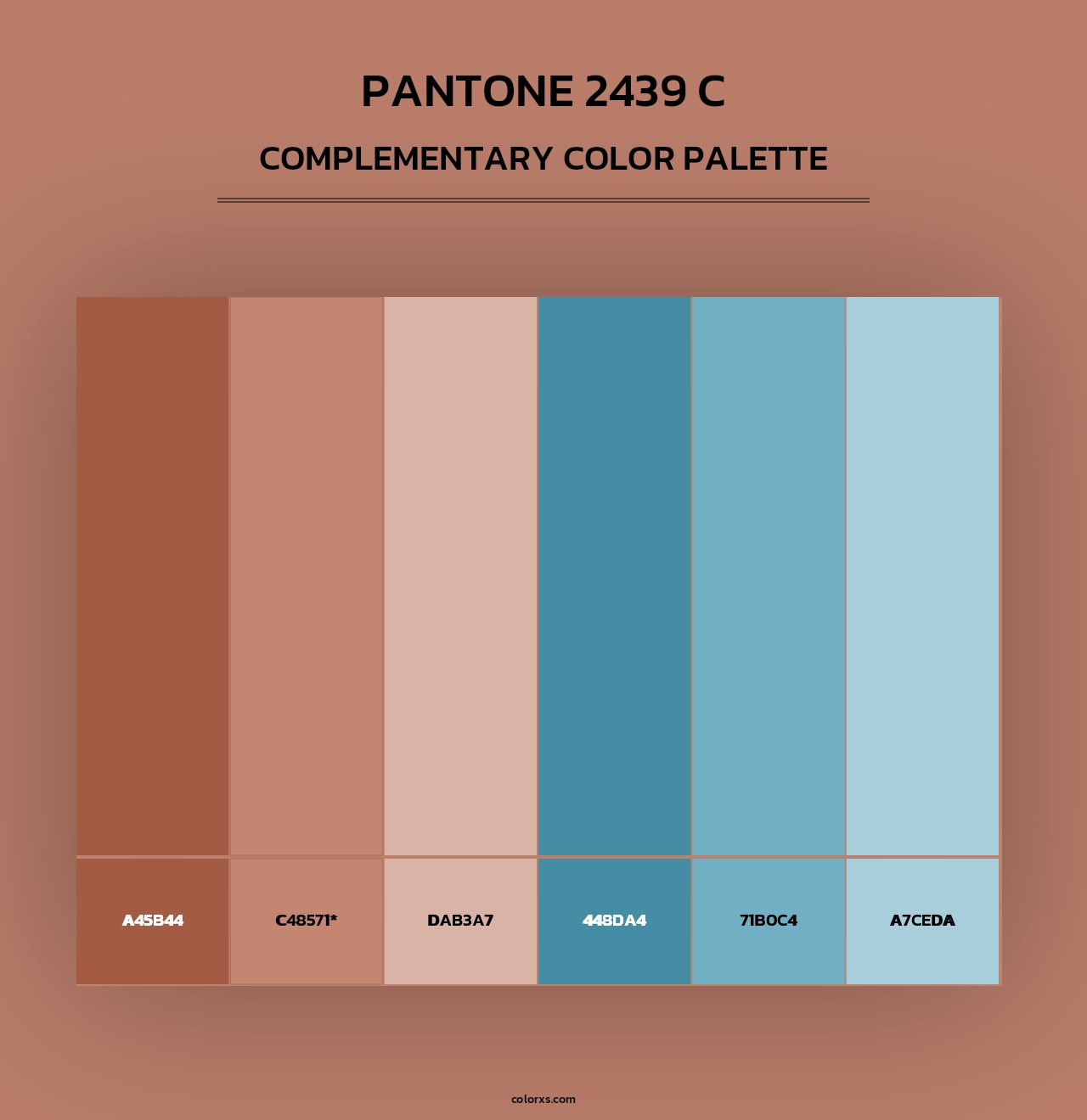 PANTONE 2439 C - Complementary Color Palette