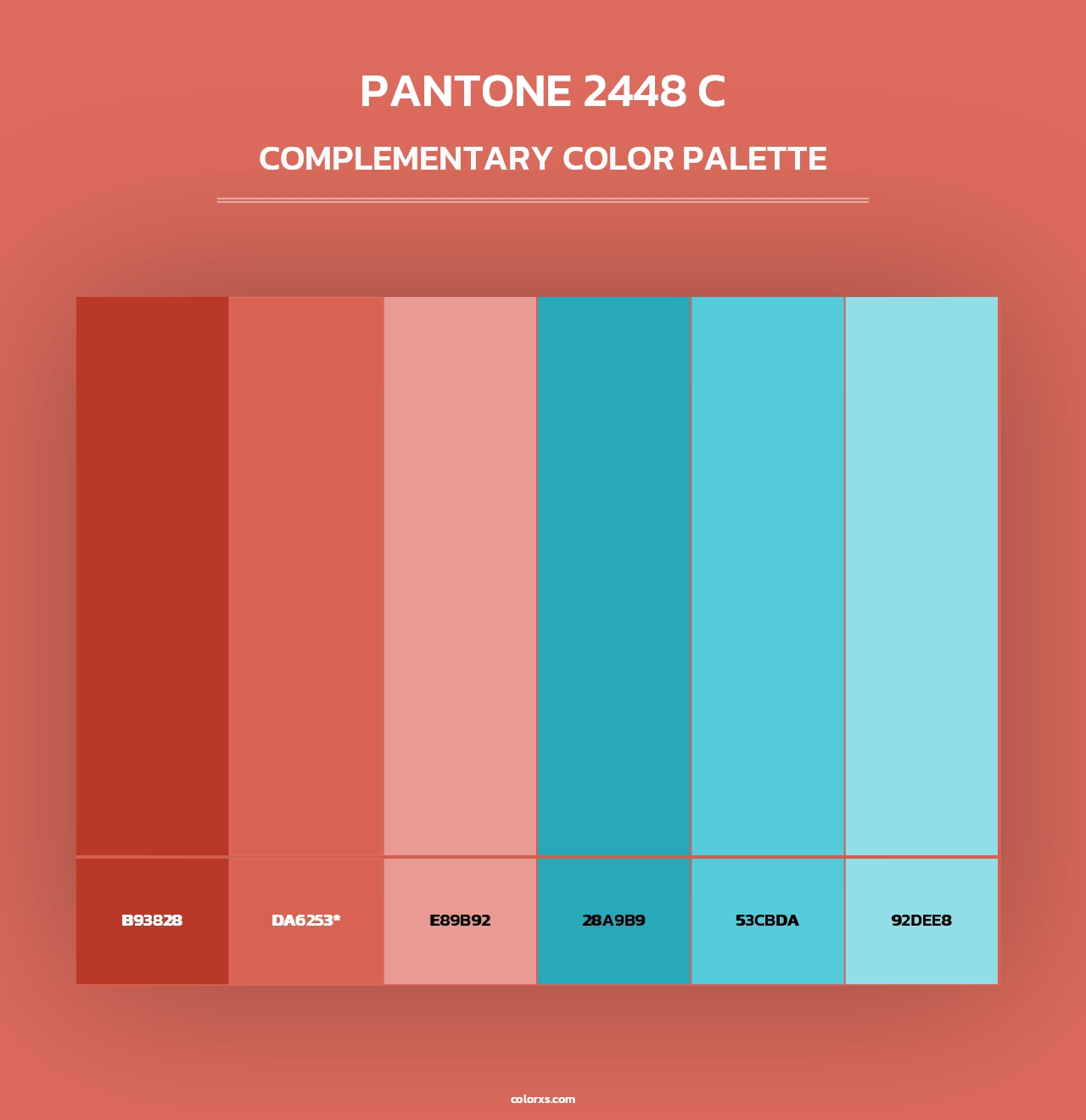 PANTONE 2448 C - Complementary Color Palette