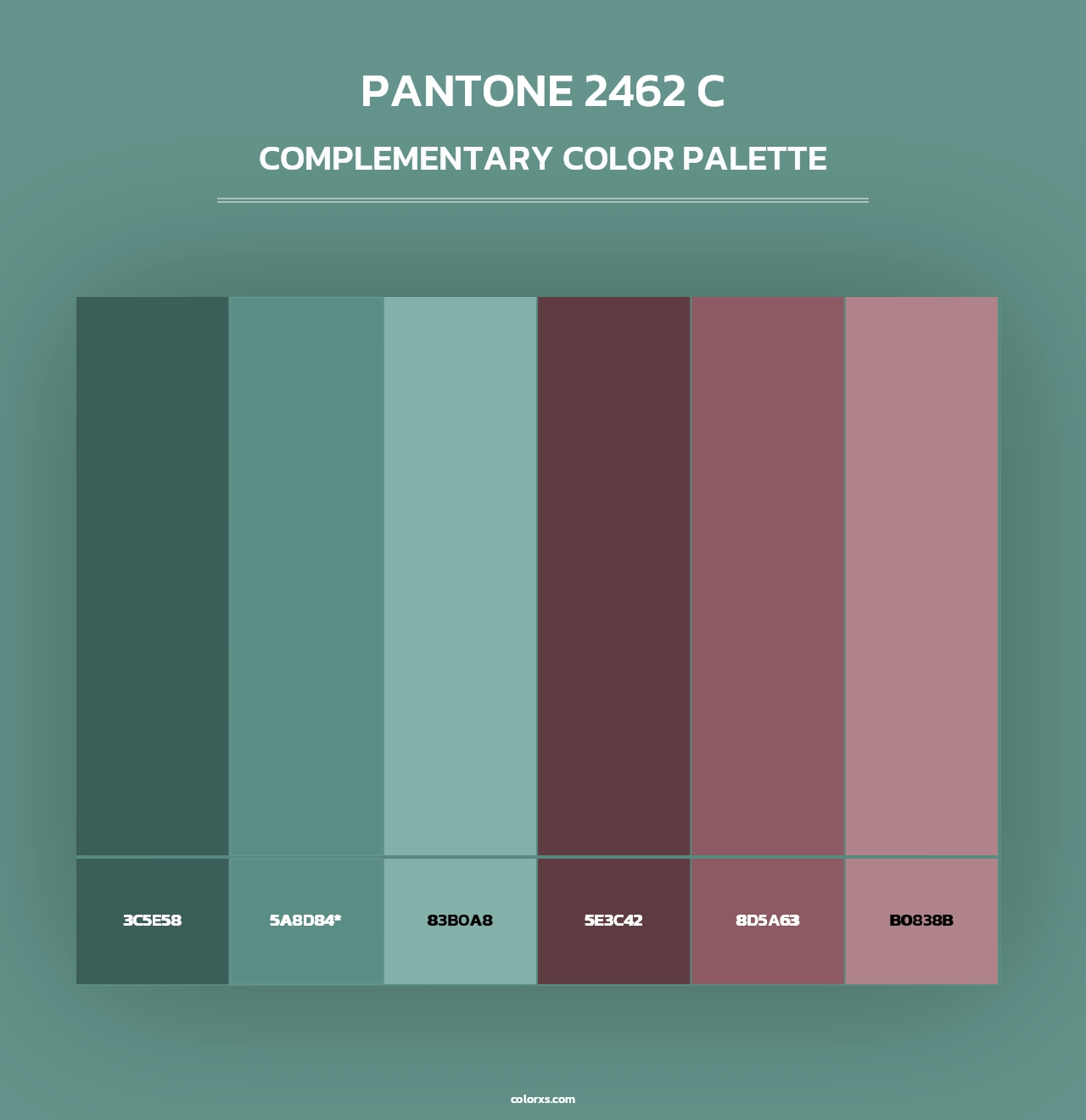 PANTONE 2462 C - Complementary Color Palette