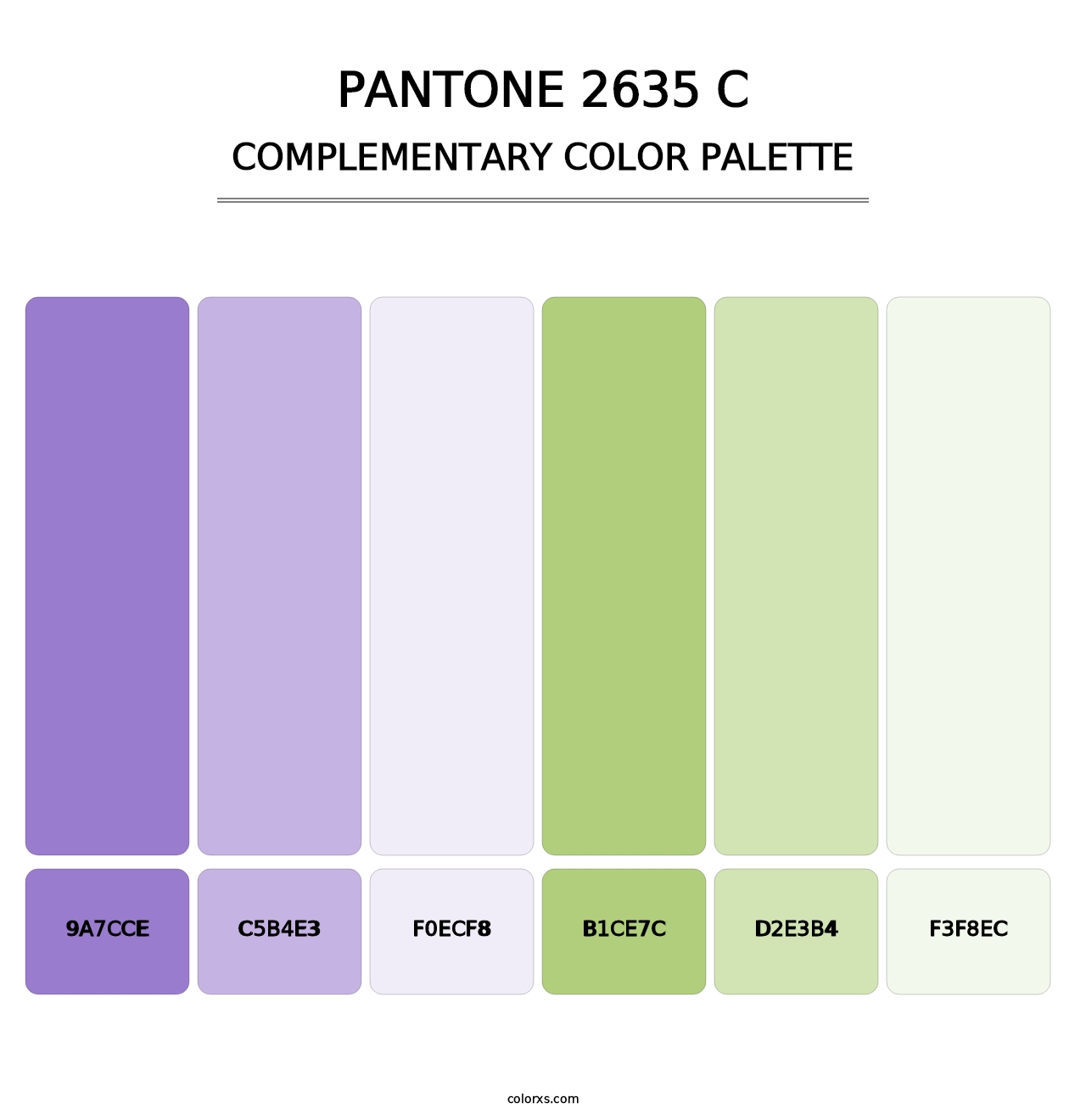 PANTONE 2635 C - Complementary Color Palette
