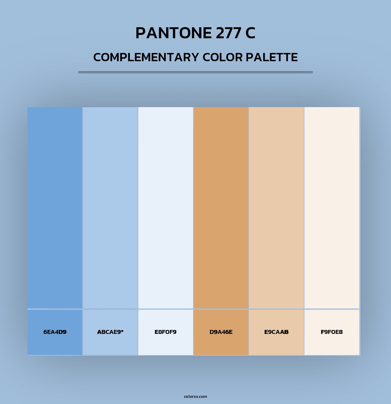 PANTONE 277 C - Complementary Color Palette