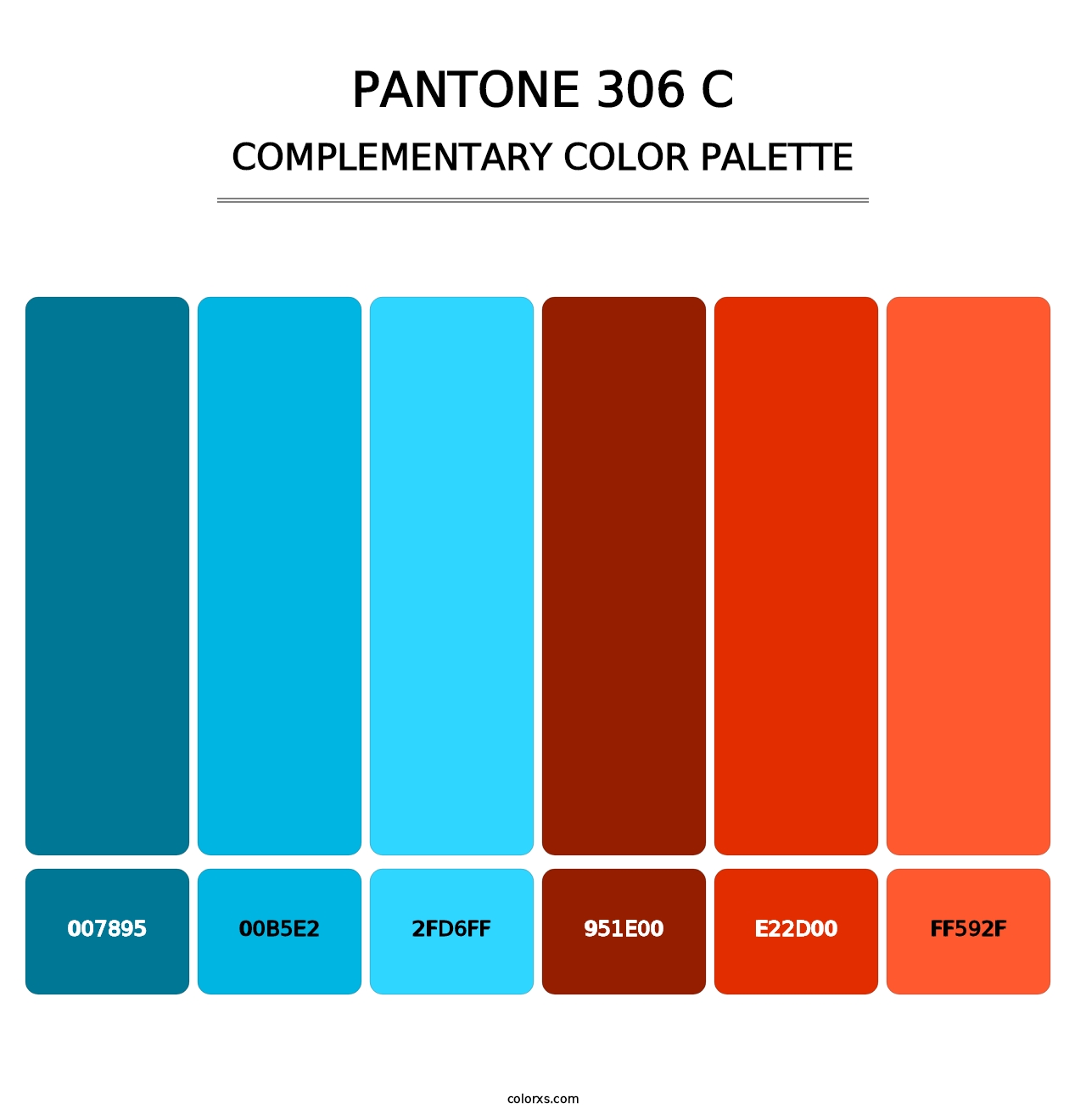 PANTONE 306 C - Complementary Color Palette