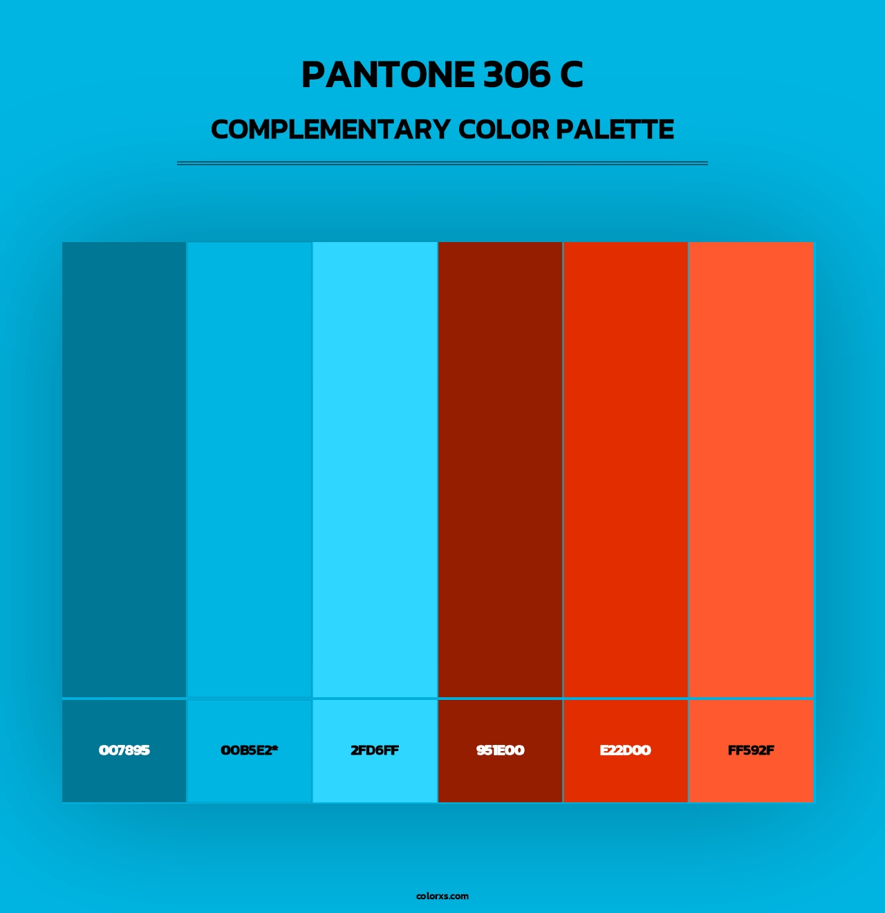 PANTONE 306 C - Complementary Color Palette