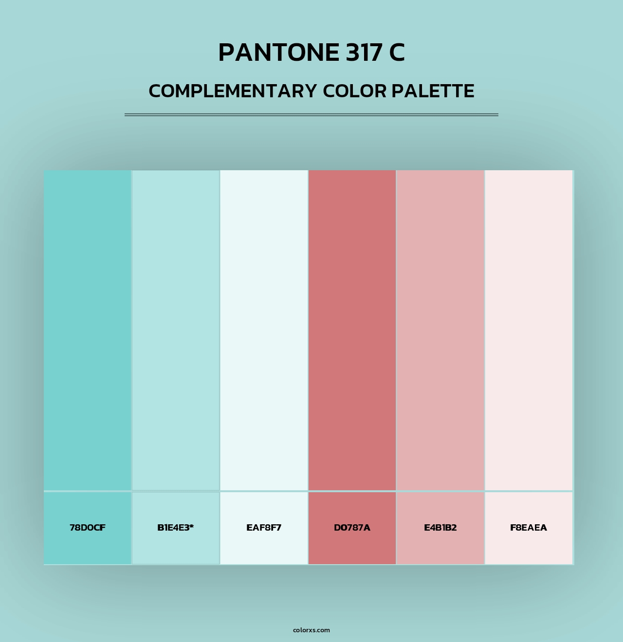 PANTONE 317 C - Complementary Color Palette