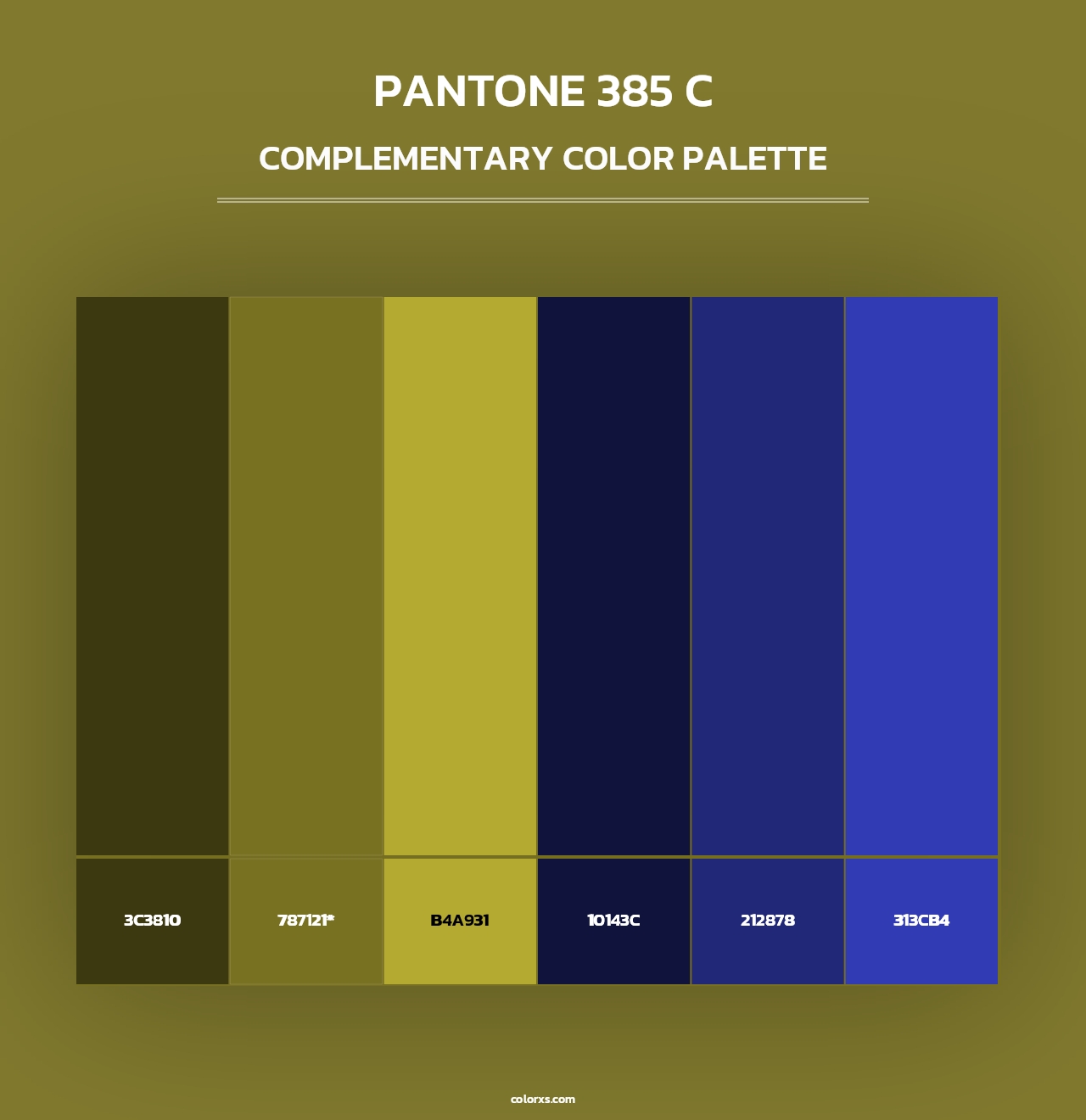 PANTONE 385 C - Complementary Color Palette