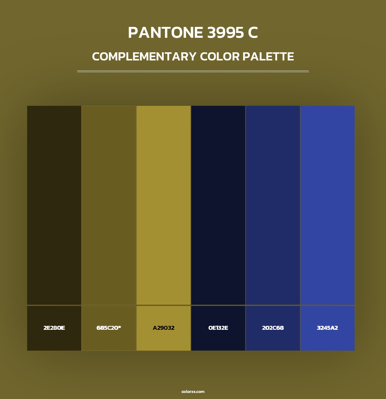 PANTONE 3995 C - Complementary Color Palette
