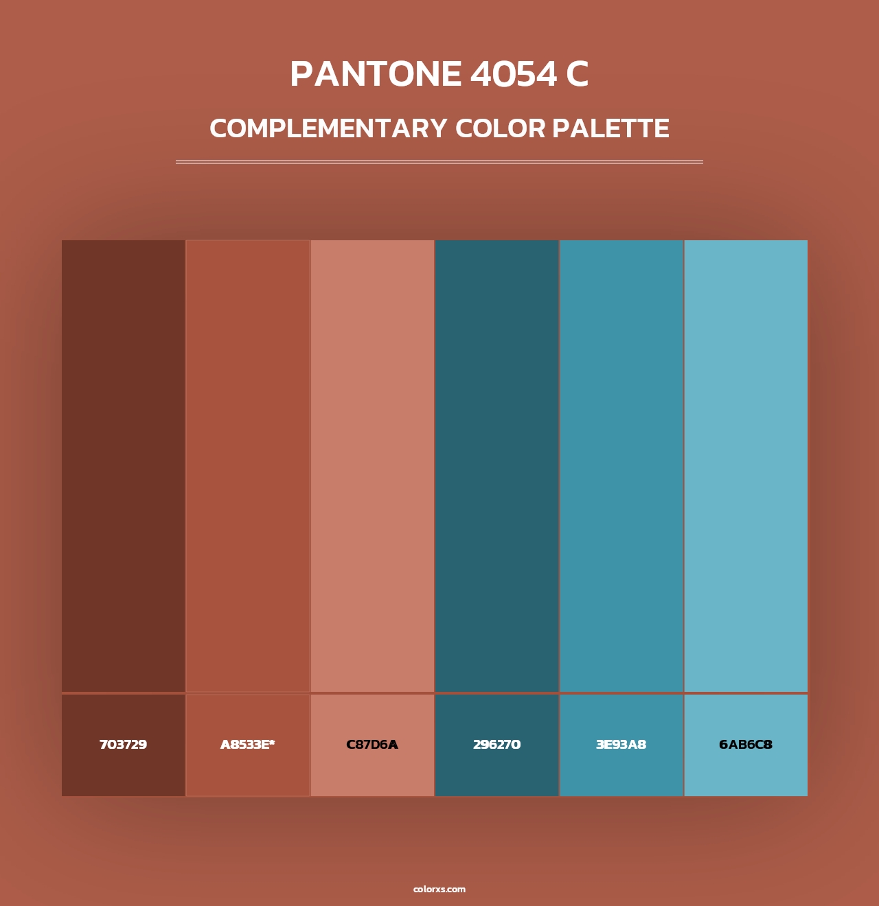 PANTONE 4054 C - Complementary Color Palette