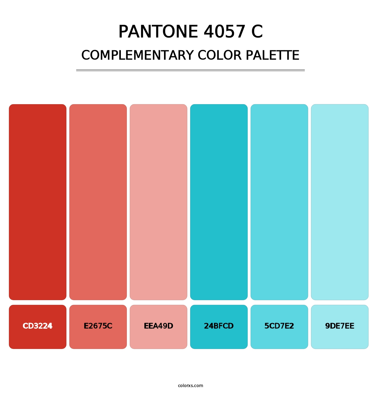 PANTONE 4057 C - Complementary Color Palette
