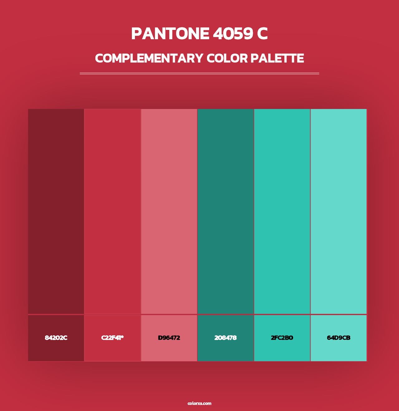PANTONE 4059 C - Complementary Color Palette