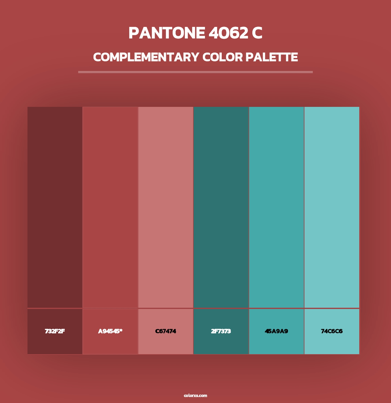 PANTONE 4062 C - Complementary Color Palette