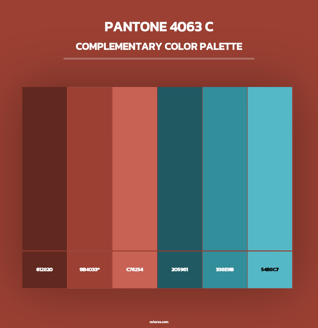 PANTONE 4063 C - Complementary Color Palette