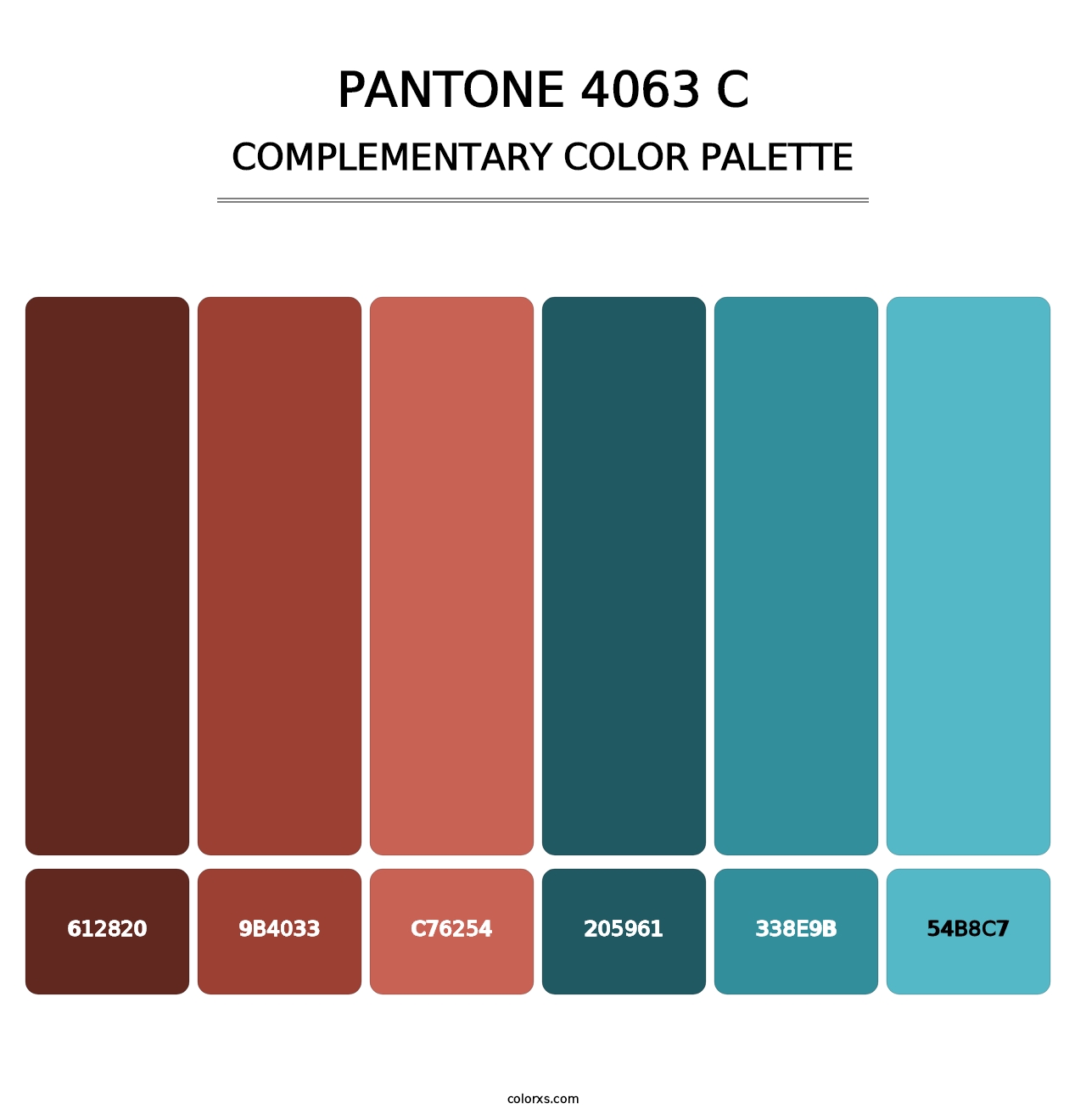PANTONE 4063 C - Complementary Color Palette