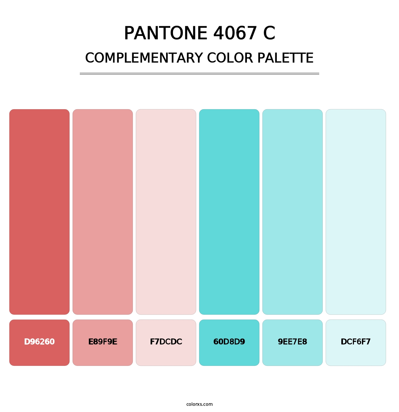 PANTONE 4067 C - Complementary Color Palette