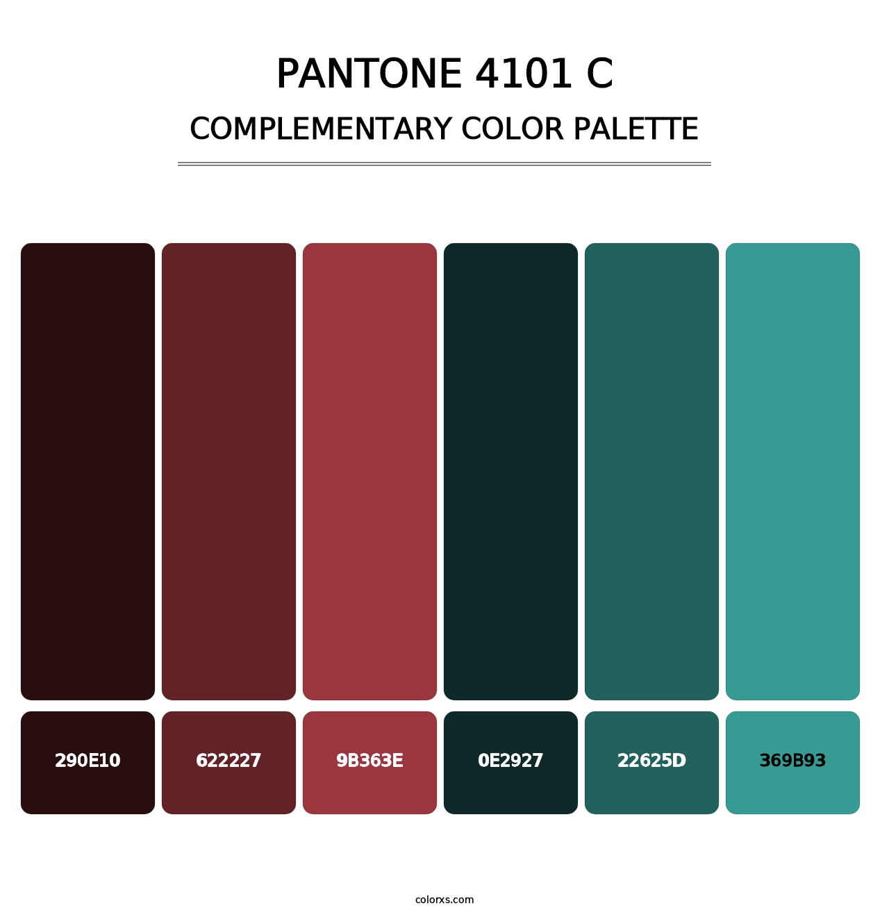 PANTONE 4101 C - Complementary Color Palette