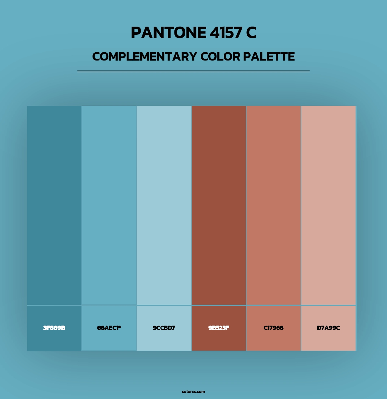 PANTONE 4157 C - Complementary Color Palette