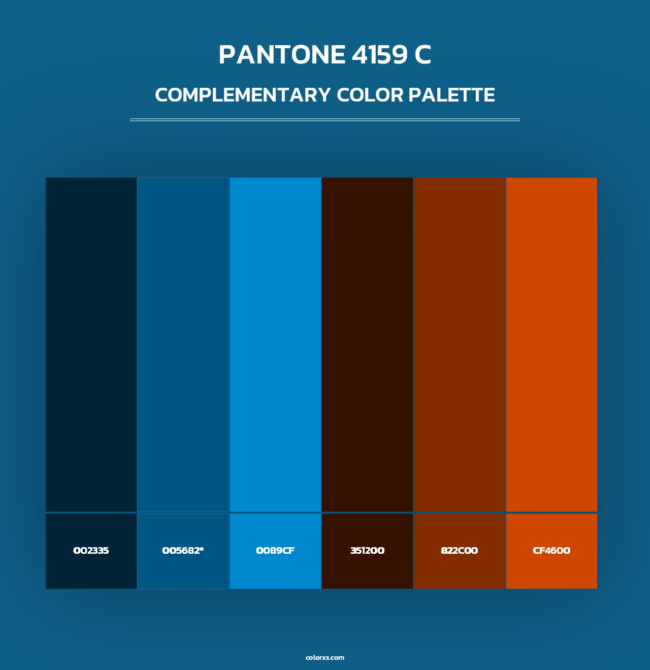 PANTONE 4159 C - Complementary Color Palette