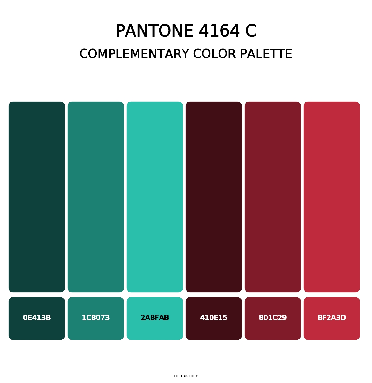 PANTONE 4164 C - Complementary Color Palette