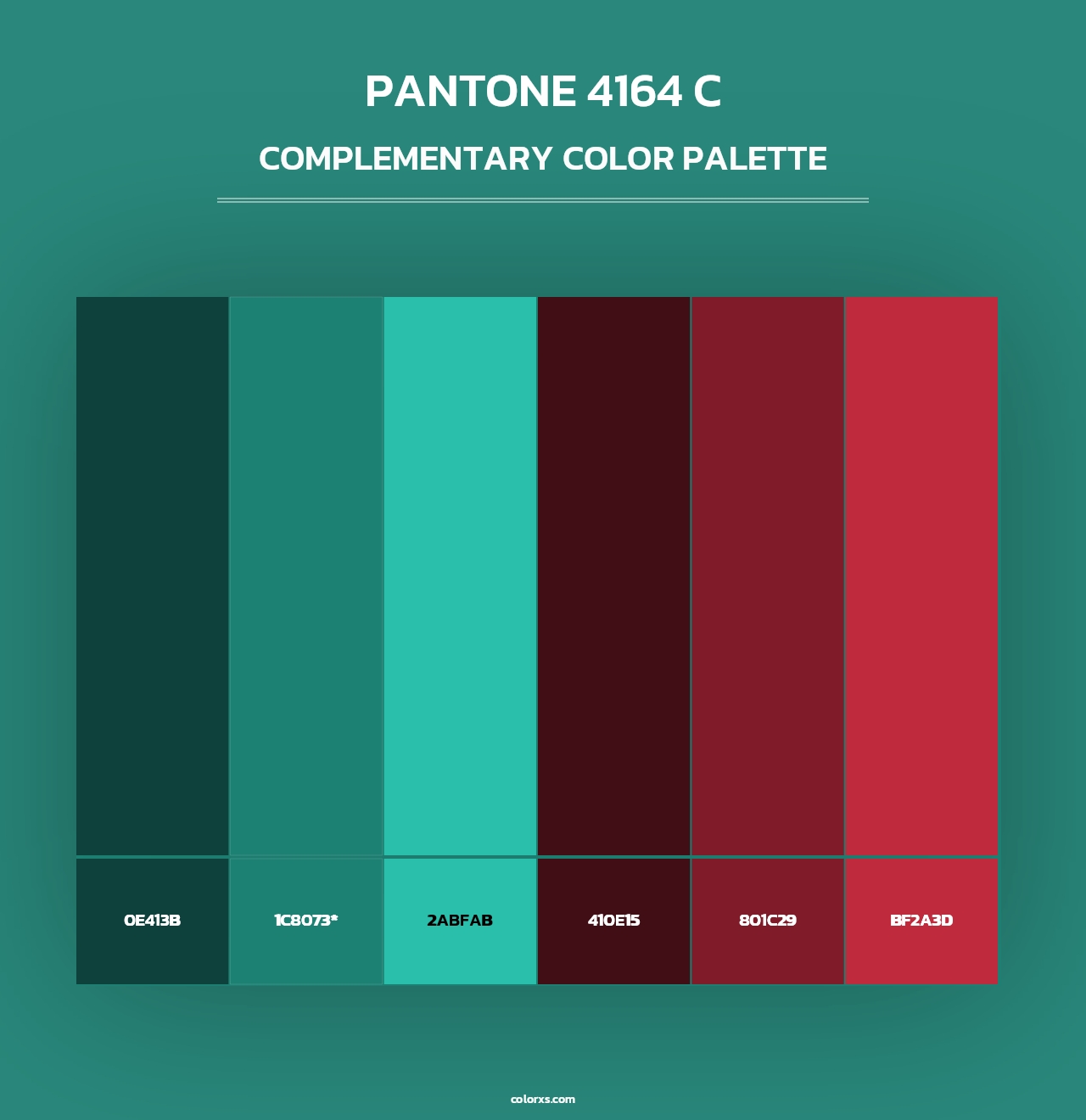 PANTONE 4164 C - Complementary Color Palette