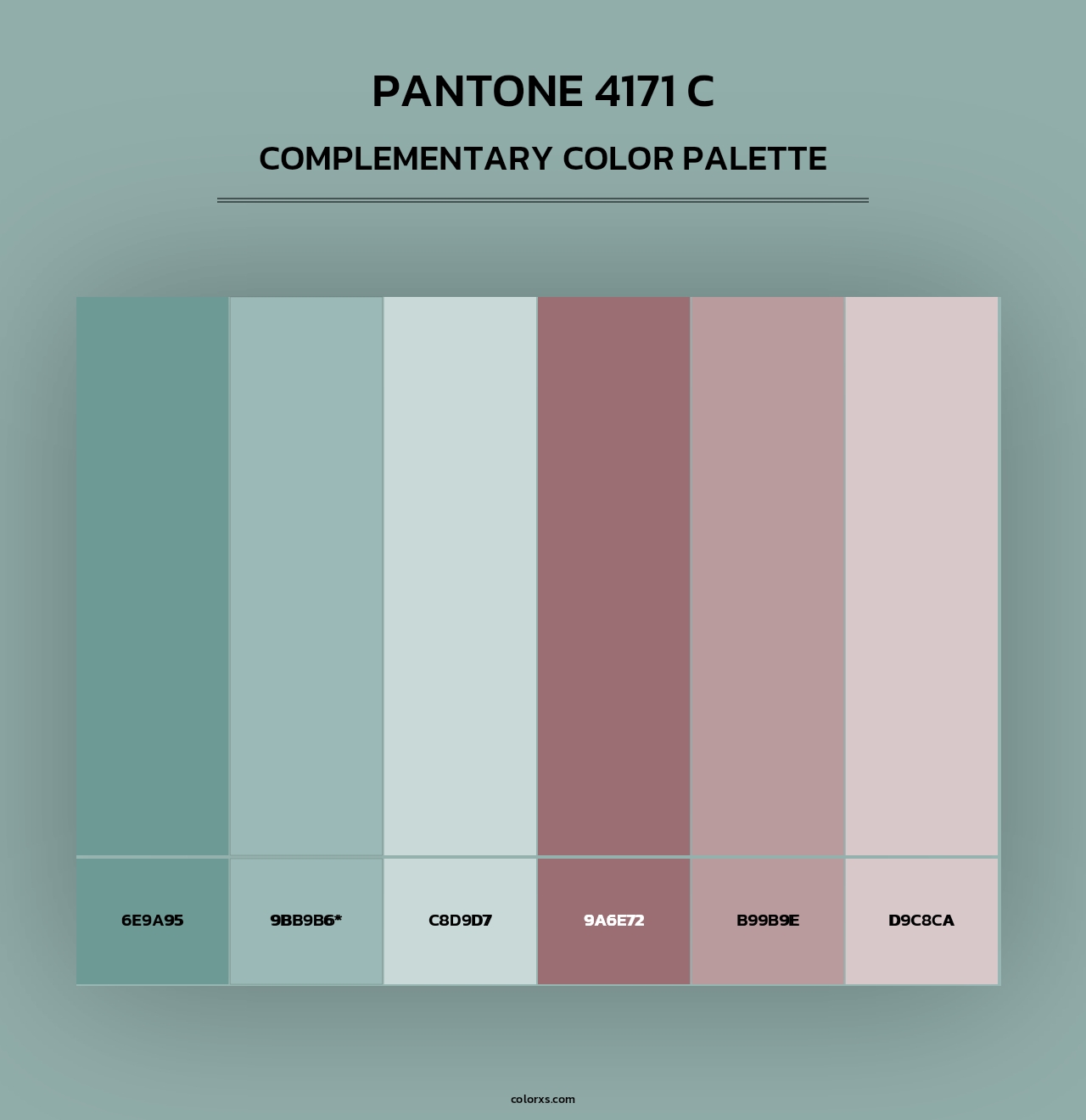 PANTONE 4171 C - Complementary Color Palette