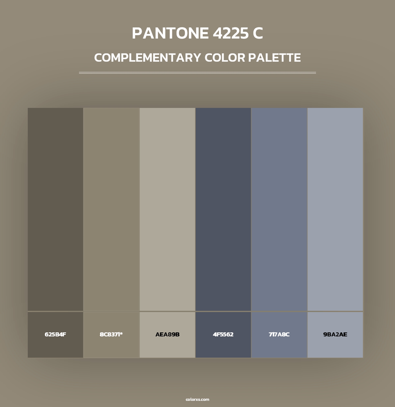 PANTONE 4225 C - Complementary Color Palette