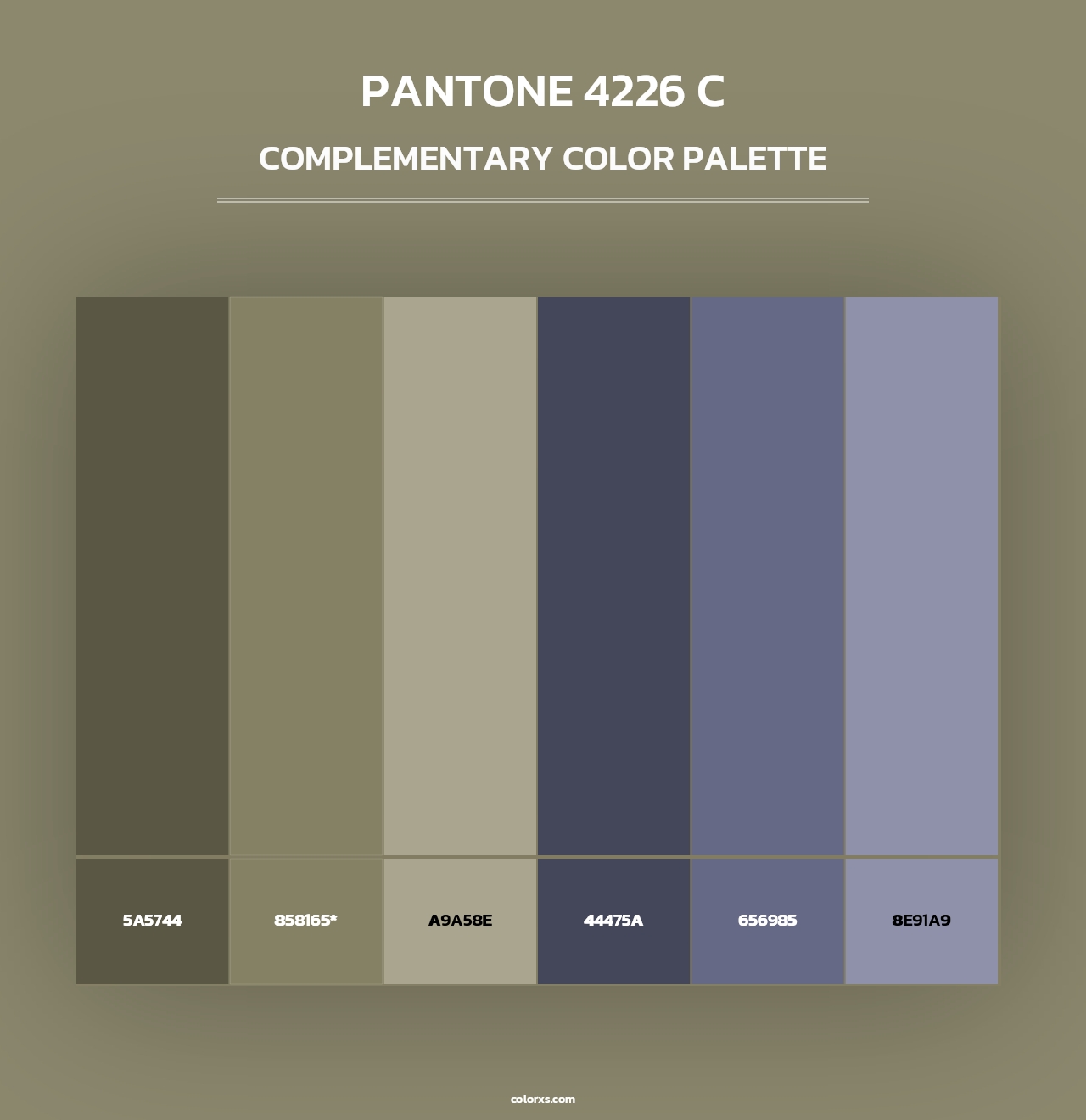 PANTONE 4226 C - Complementary Color Palette