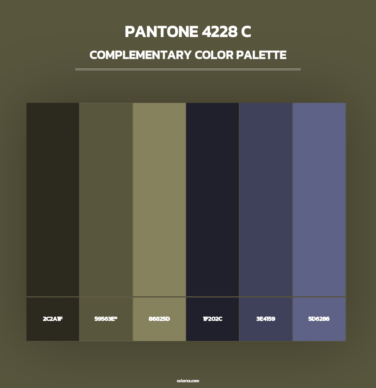 PANTONE 4228 C - Complementary Color Palette