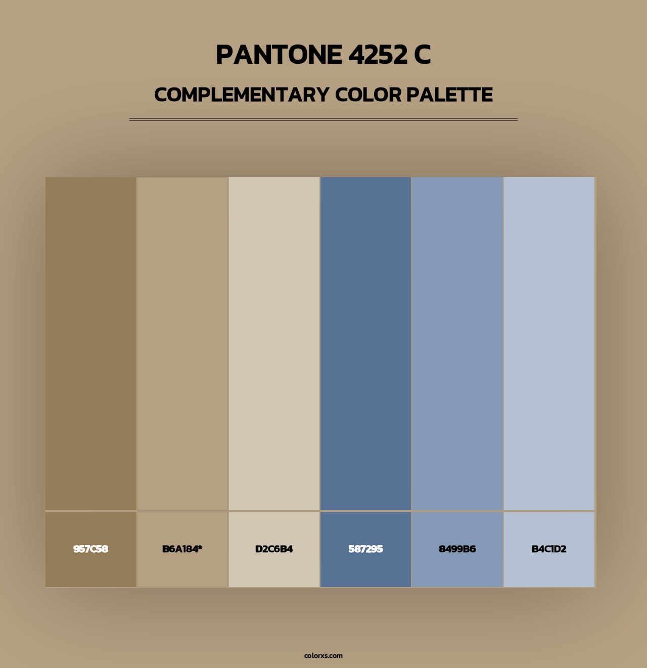PANTONE 4252 C - Complementary Color Palette