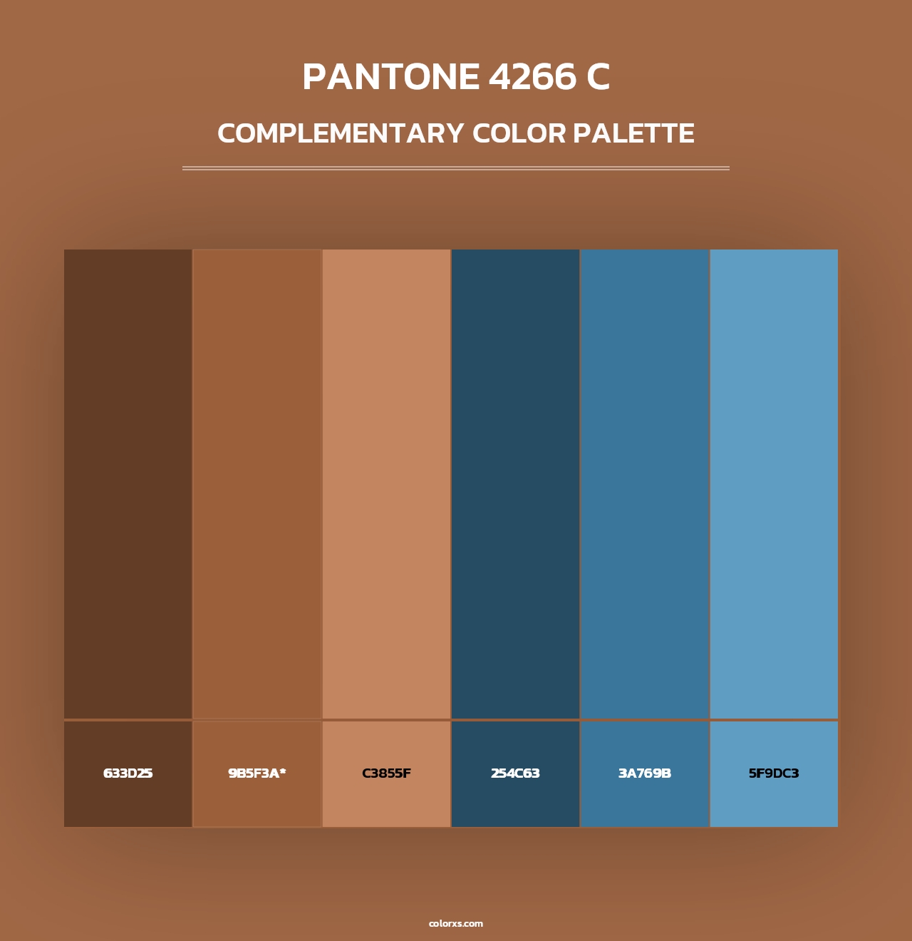 PANTONE 4266 C - Complementary Color Palette